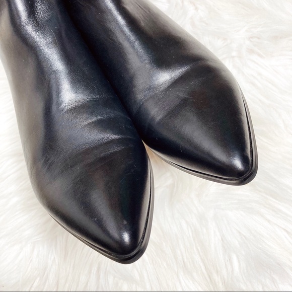 HALOGEN Skylar Leather Pointy Toe Chelsea Bootie - Picture 5 of 11